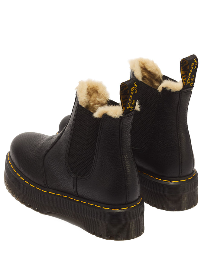 Dr.Martens 2976 Quad Faux Fur Lined Pisa Boots Winter 2027 | BLACK