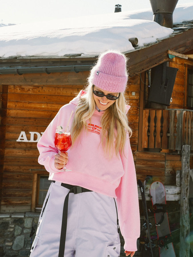 Notice The Reckless Okayest Rider Cropped Hoodie Holiday 2026 | PINK