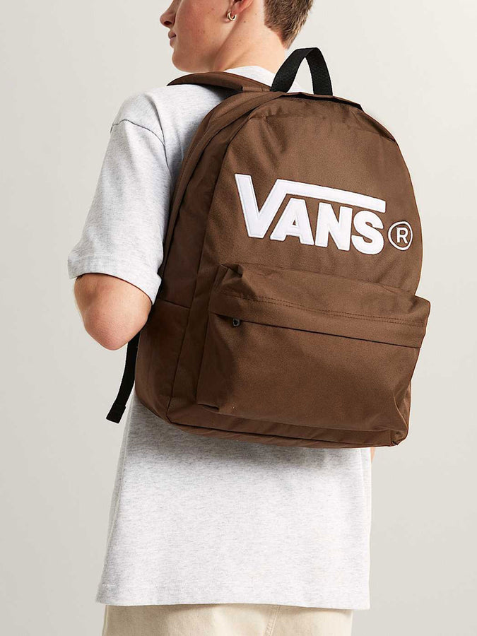 Vans Old Skool Drop V Backpack | VINTAGE COCOA (FST)