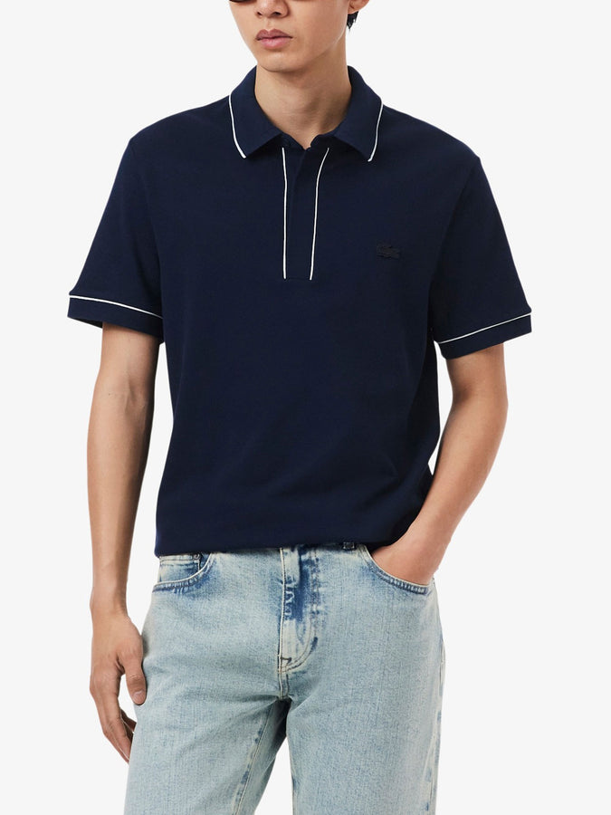 Lacoste Regular Fit Paris Stretch Pique Polo Fall 2026 | NAVY (166)