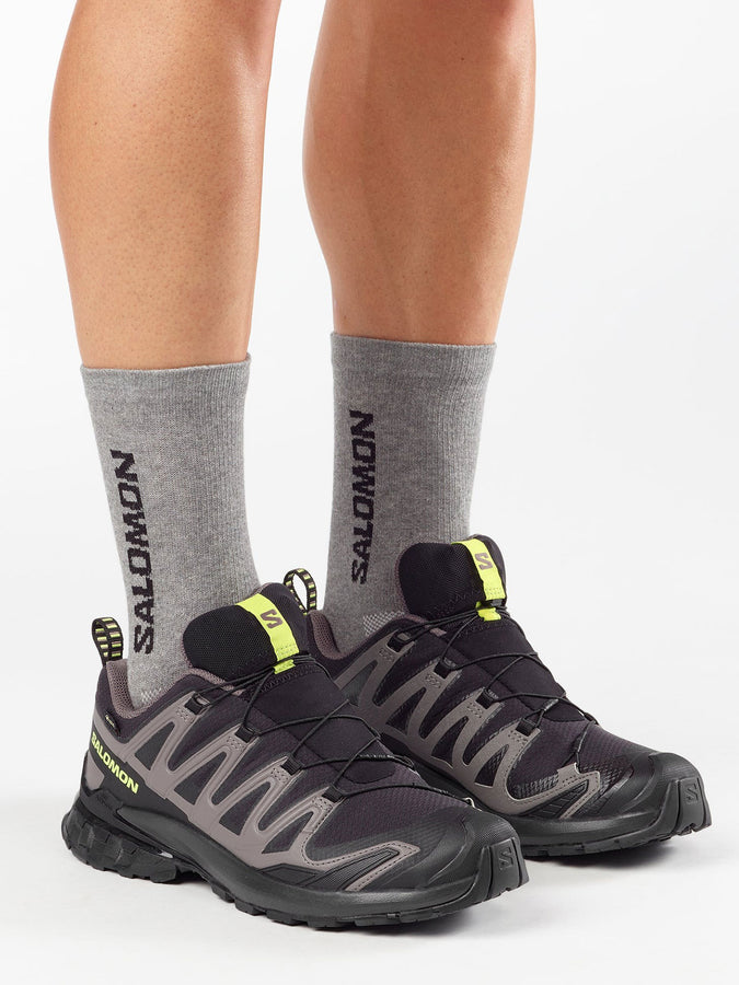 Salomon XA Pro 3D V9 GTX Black/Dark Gull Gray/Acid Lime Shoes | BLACK/DARK GULL GREY/ACID LIME
