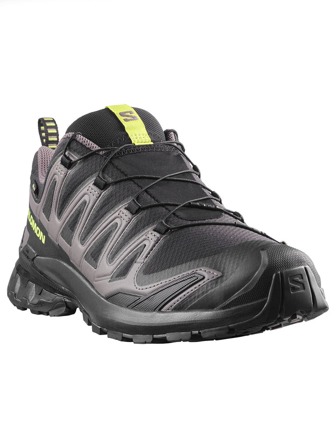 Salomon XA Pro 3D V9 GTX Black/Dark Gull Gray/Acid Lime Shoes | BLACK/DARK GULL GREY/ACID LIME