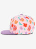Headster Painted Flowers Snapback Hat