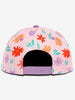Headster Painted Flowers Snapback Hat