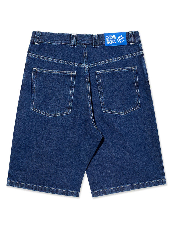 Polar Big Boy Shorts Fall 2026 | DARK BLUE/WHITE STITCHING