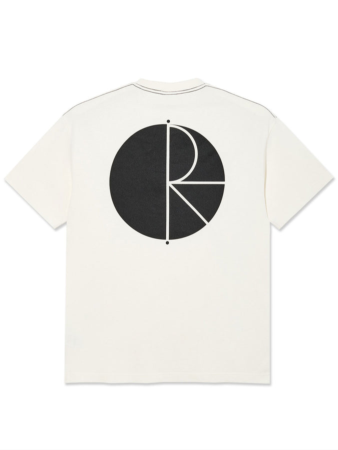 Polar Contrast Fill Logo T-Shirt Fall 2026 | IVORY/BLACK