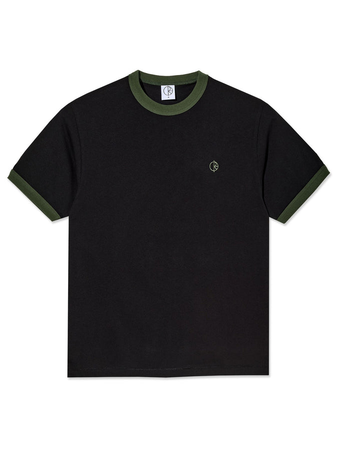 Polar Ringer T-Shirt Summer 2026 | BLACK/UNIFORM GREEN
