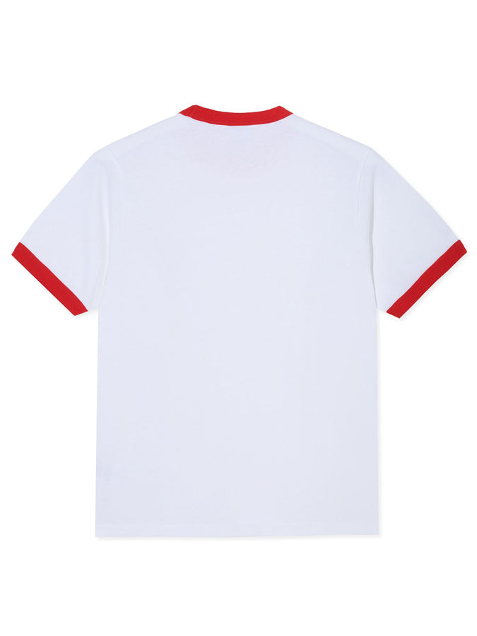 Polar Ringer T-Shirt Summer 2026 | WHITE/RED