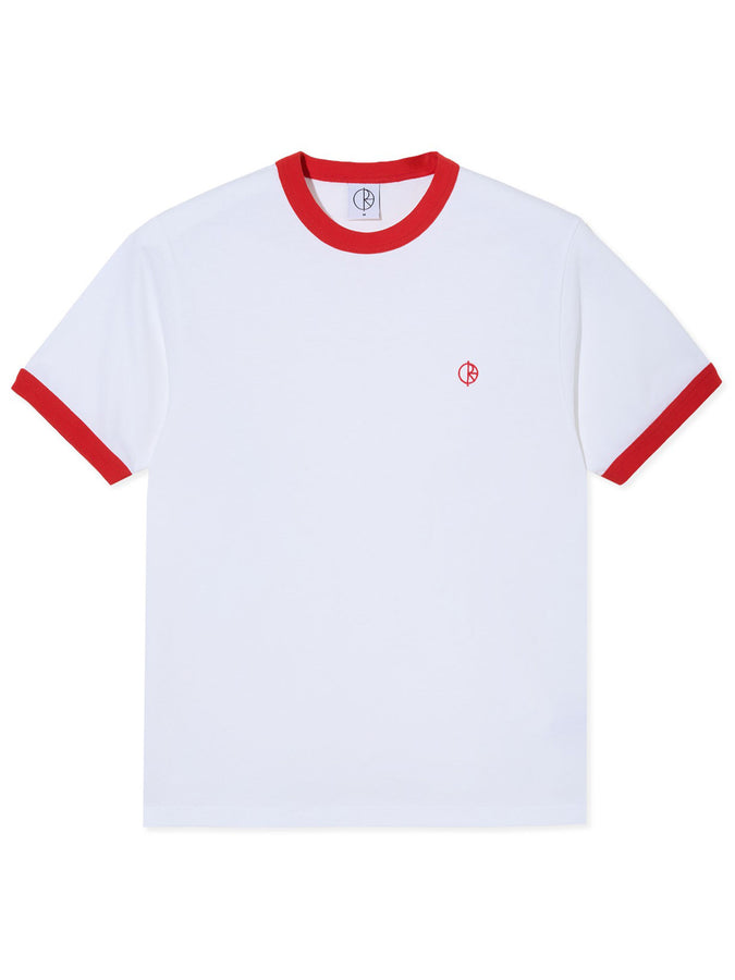 Polar Ringer T-Shirt Summer 2026 | WHITE/RED