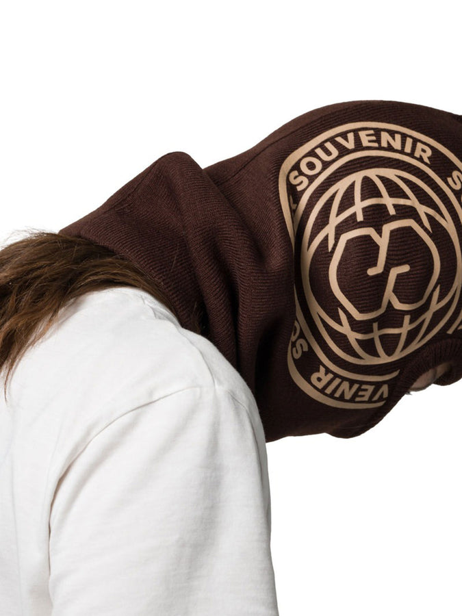 Souvenir Printed Burglar Balaclava | CHOCOLATE