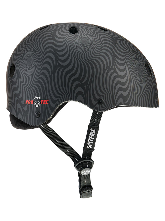 Pro-Tec x Spitfire Low Pro Helmet | BLACK SWIRL 