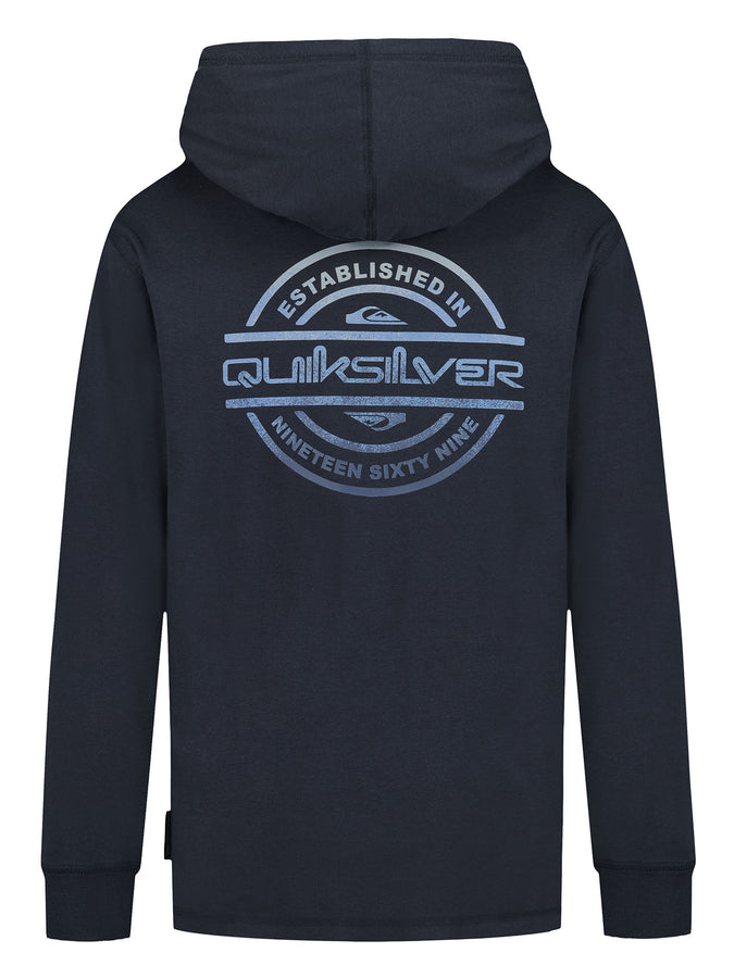 Quiksilver Mirrored Hooded Long Sleeve T-Shirt Fall 2026 | TOTAL ECLIPSE (400)