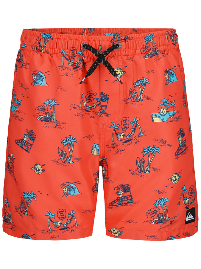 Quiksilver Everyday Mix Volley Boardshorts Summer 2026 | HOT CORAL (671)