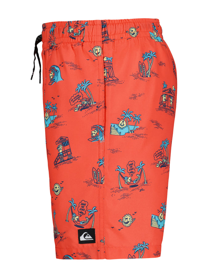 Quiksilver Everyday Mix Volley Boardshorts Summer 2026 | HOT CORAL (671)