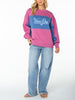 Roxy Lineup Colorblock Crewneck Sweatshirt Fall 2026