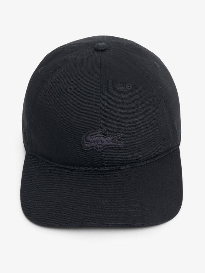 Lacoste Cotton Twill Badge Hat | BLACK (031)
