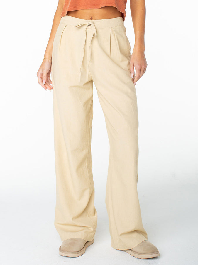 Roxy Mavericks Trouser Pants Fall 2026 | PEBBLE SOLID (TPE)