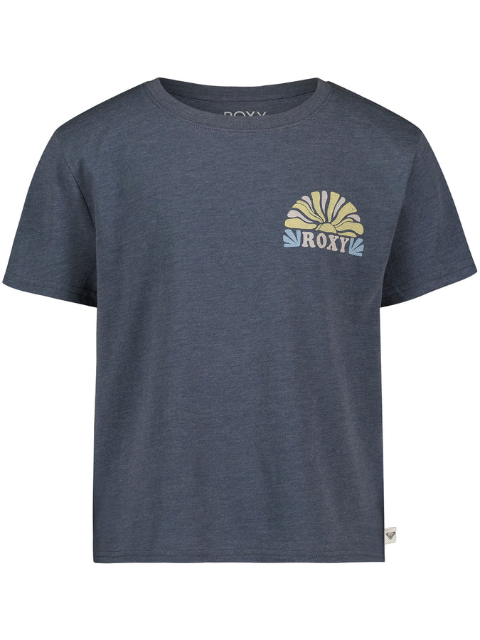 Roxy Free Your Mind T-Shirt Fall 2026 | VINTAGE INDIGO HEATHER (407)