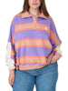 Notice The Reckless Retro Stripe Long Sleeve Polo Fall 2026