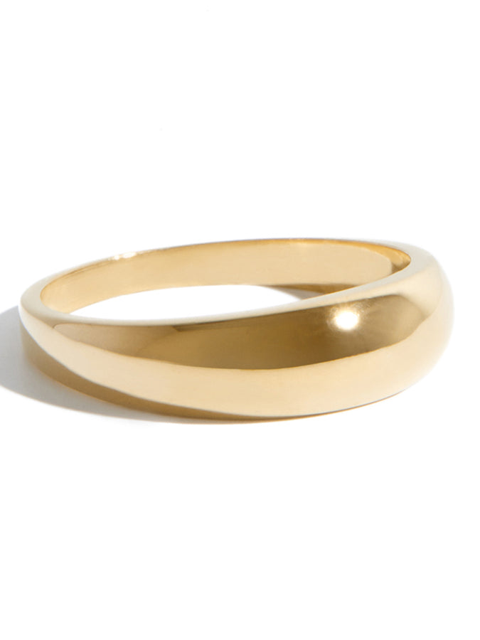 Treasure Box Basic Dome Ring In Gold | OR