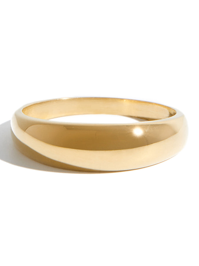 Treasure Box Basic Dome Ring In Gold | OR