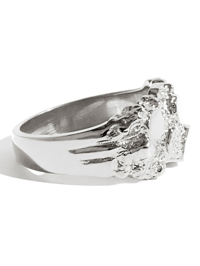 Treasure Box Nugget Ring In Silver | ARGENT