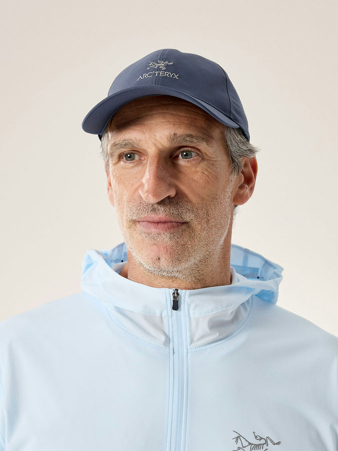 Arcteryx Bird Word Strapback Hat | DARK STRATUS/HABITAT