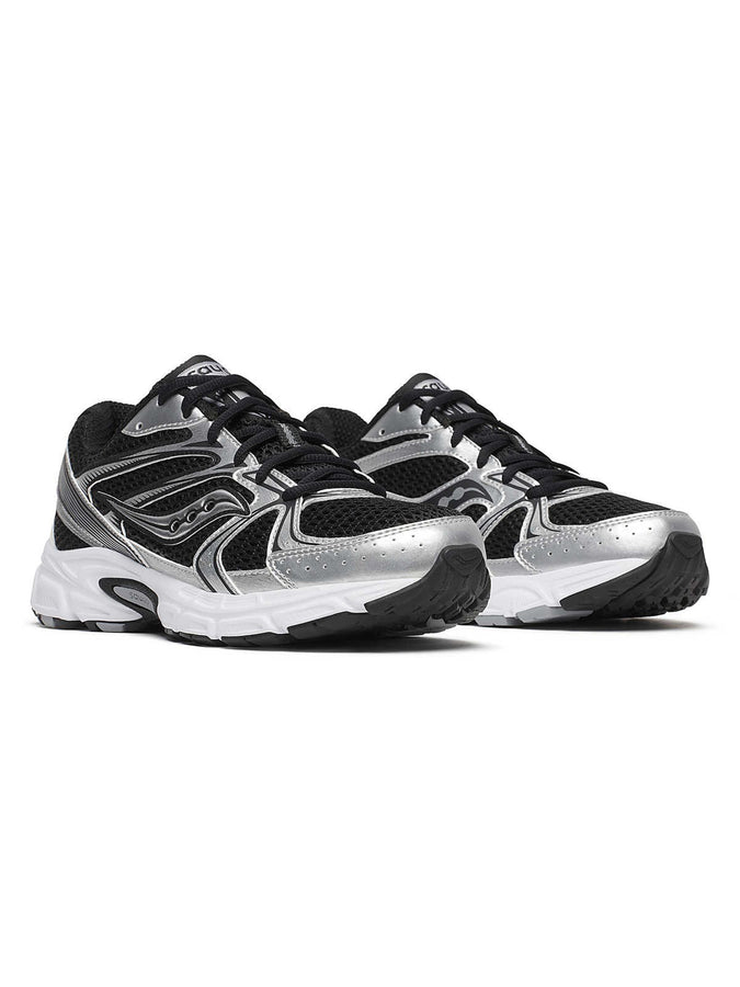 Saucony Ride Millenium Black/Silver Shoes Spring 2025 | BLACK/SILVER
