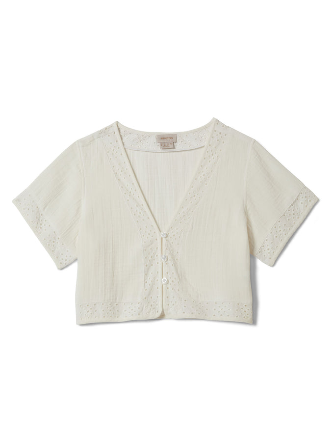 Brixton Seaside Eyelet Top Spring 2026 | OFF WHITE