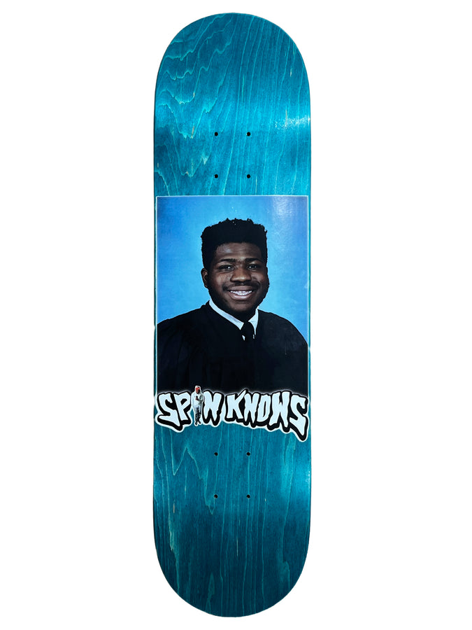 Spin Knows Sebby Class Photo Skateboard Deck 2026 | BLUE