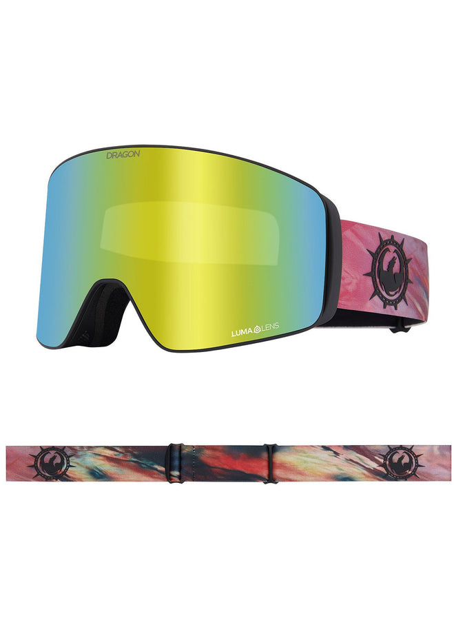 Dragon Slain MAG Cylindrical Burnout/LL Gld Ion + Lens Goggle | BURNOUT/LL GOLD ION