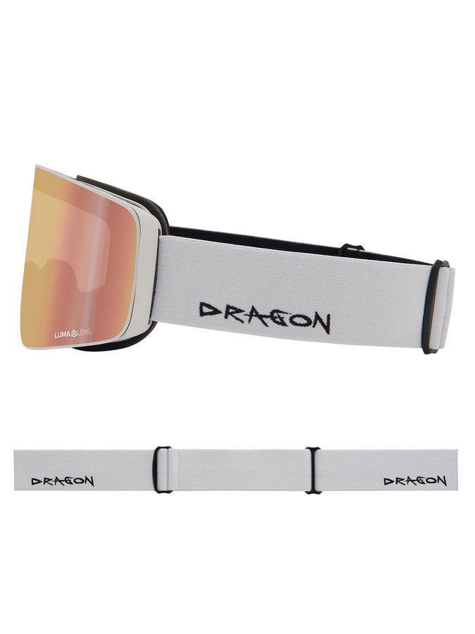 Dragon Slain MAG Cylindrical Off Wht/LL Rose Gold Ion Goggle | OFF WHITE/LL ROSE GOLD ION