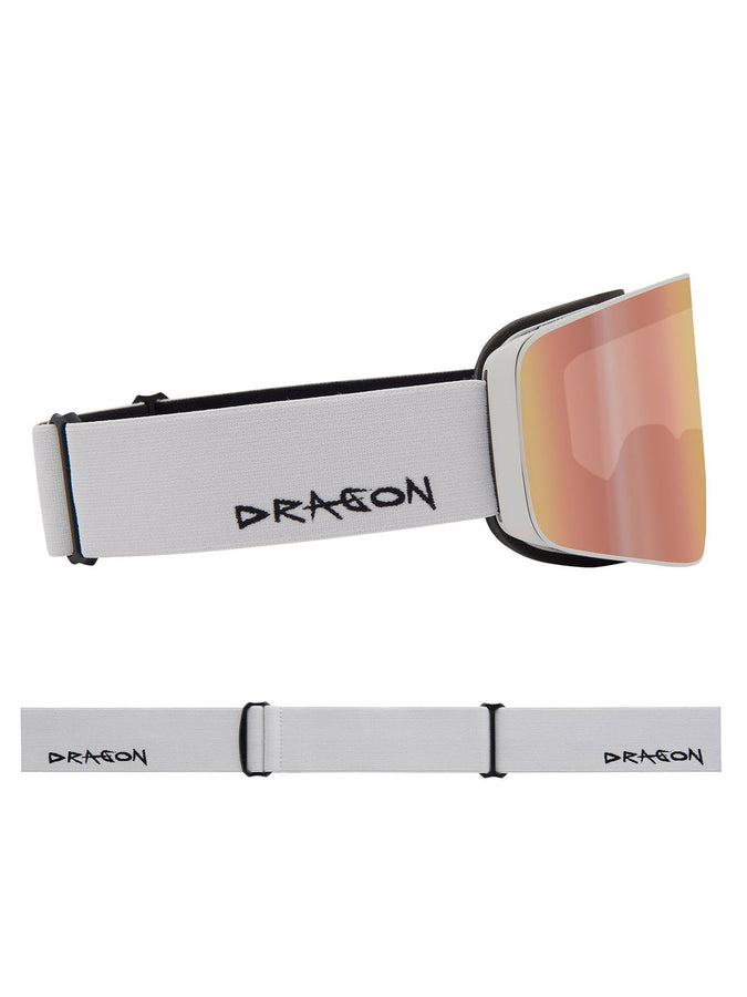 Dragon Slain MAG Cylindrical Off Wht/LL Rose Gold Ion Goggle | OFF WHITE/LL ROSE GOLD ION