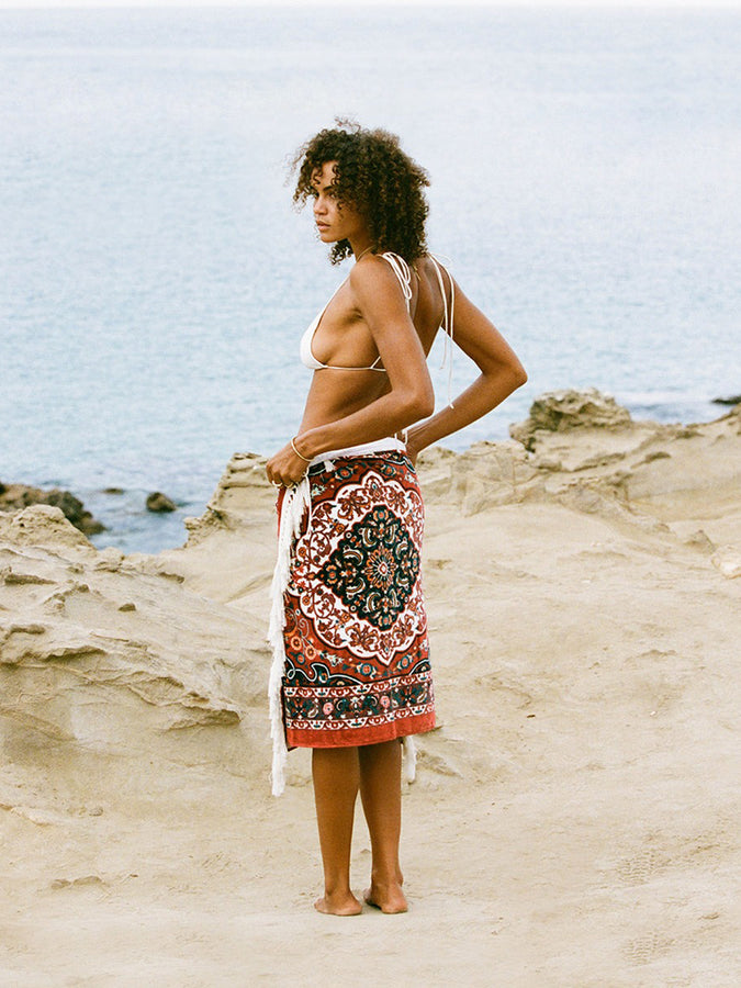 Slowtide Haven Burgundy Beach Towel Spring 2026 |BURGUNDY
