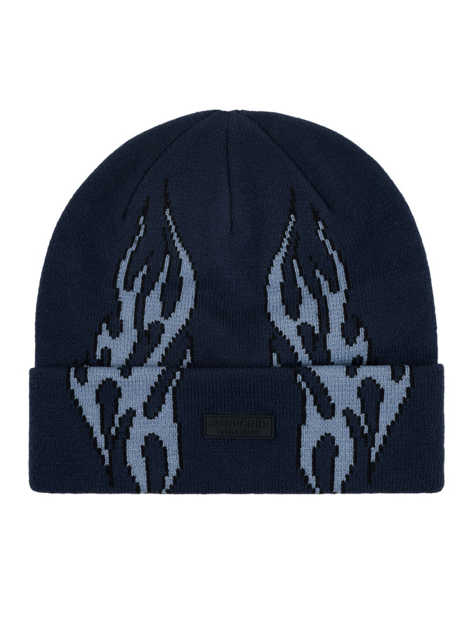 Souvenir x Flametec Flame Beanie | BLUE