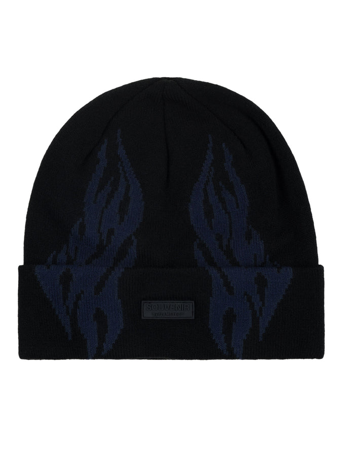 Souvenir x Flametec Flame Beanie | BLACK