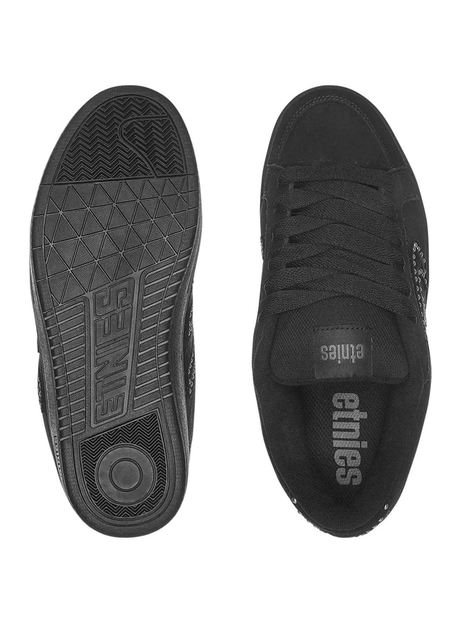 Etnies Kingpin Black/Black/Silver Shoes Spring 2026 | BLACK/BLACK/SILVER (542)