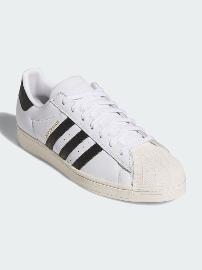 Adidas Superstar Adv White/Black/Met Gold Shoes | WHITE/CORE BLACK/GOLD MET