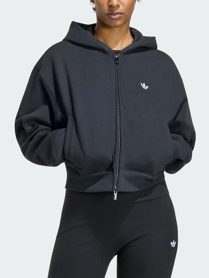 Adidas Essentials Fleece Zip Hoodie Fall 2026 | BLACK