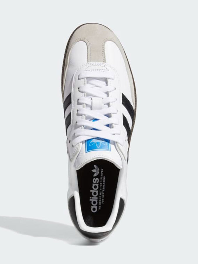 Adidas Samba ADV White/Core Black/Gum5 Shoes | WHITE/CORE BLACK/GUM