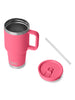 Yeti Rambler Tropical Pink 30oz Travel Straw Mug