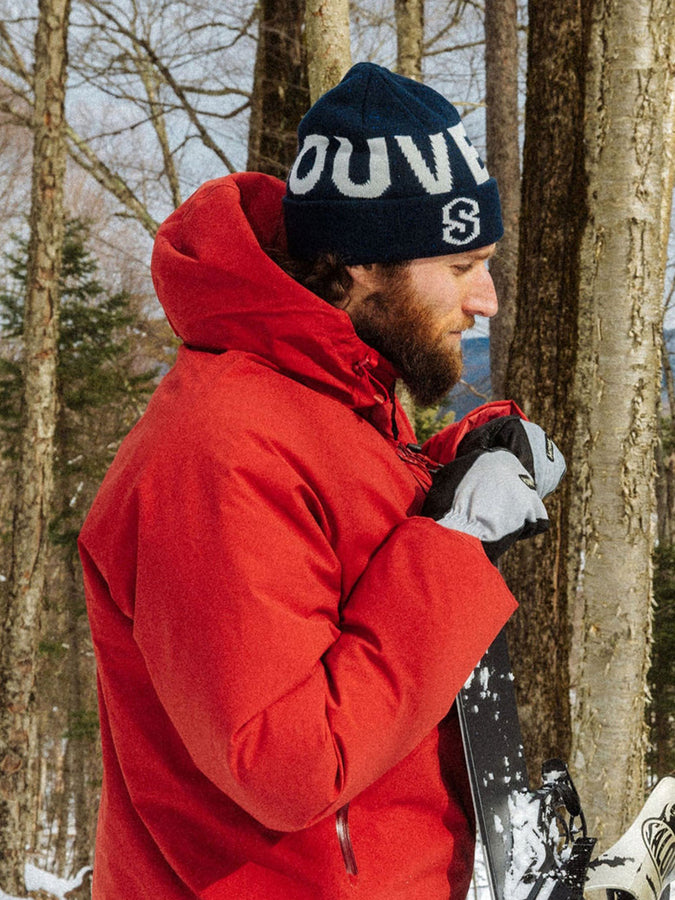 Souvenir Speckled Cuff Beanie | NAVY