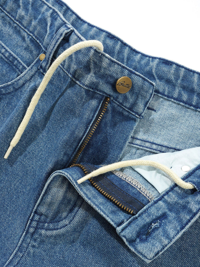Butter Goods Straight Leg Jeans Spring 2026 | DISTRESSED INDIGO