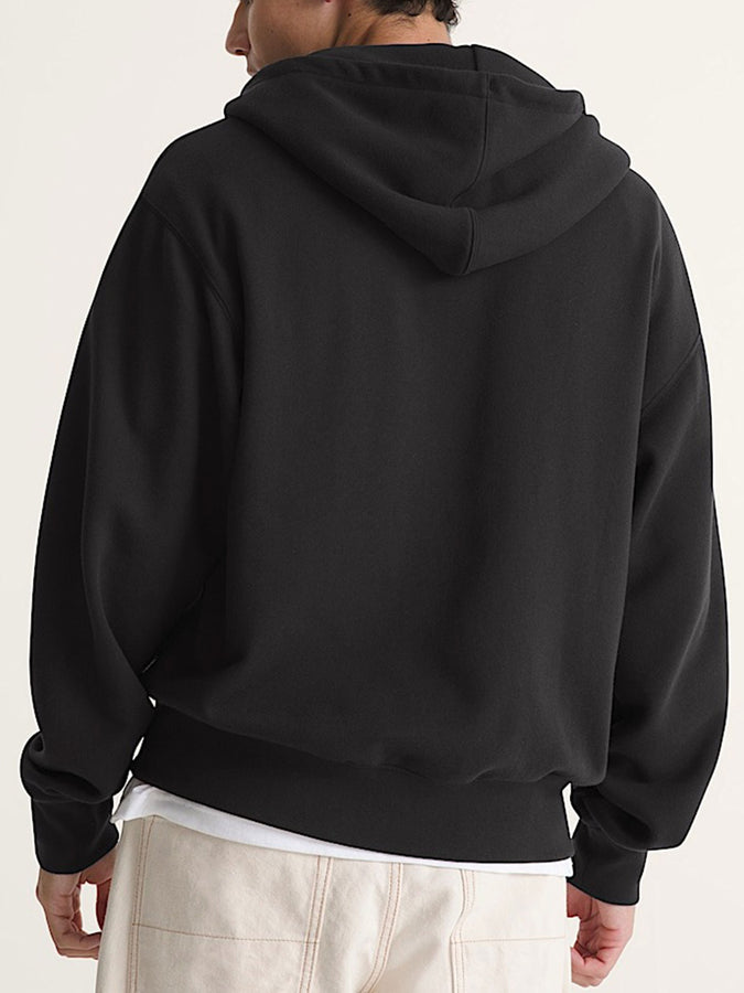 Vans Stretch Logo Zip Hoodie Spring 2026 | BLACK/WHITE (Y28)