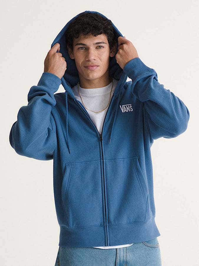 Vans Stretch Logo Zip Hoodie Spring 2026 | TRUE NAVY (5TU)