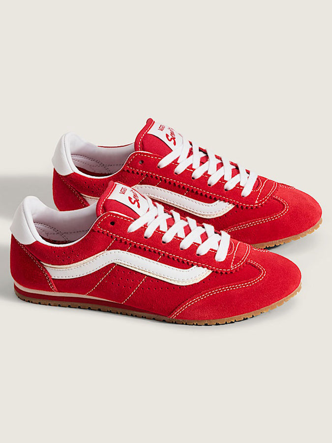 Vans Super Lowpro Racing Red Shoes Spring 2026 | RACING RED (IZQ)
