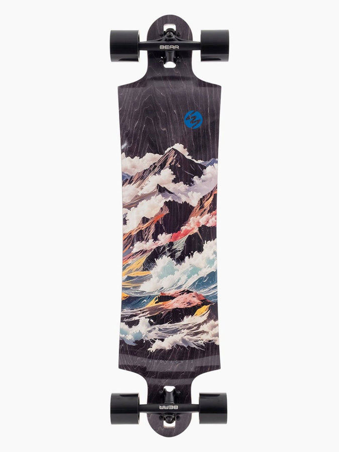 Landyatchz Switchblade 40 Atmosphere Complete Longboard | BLACK