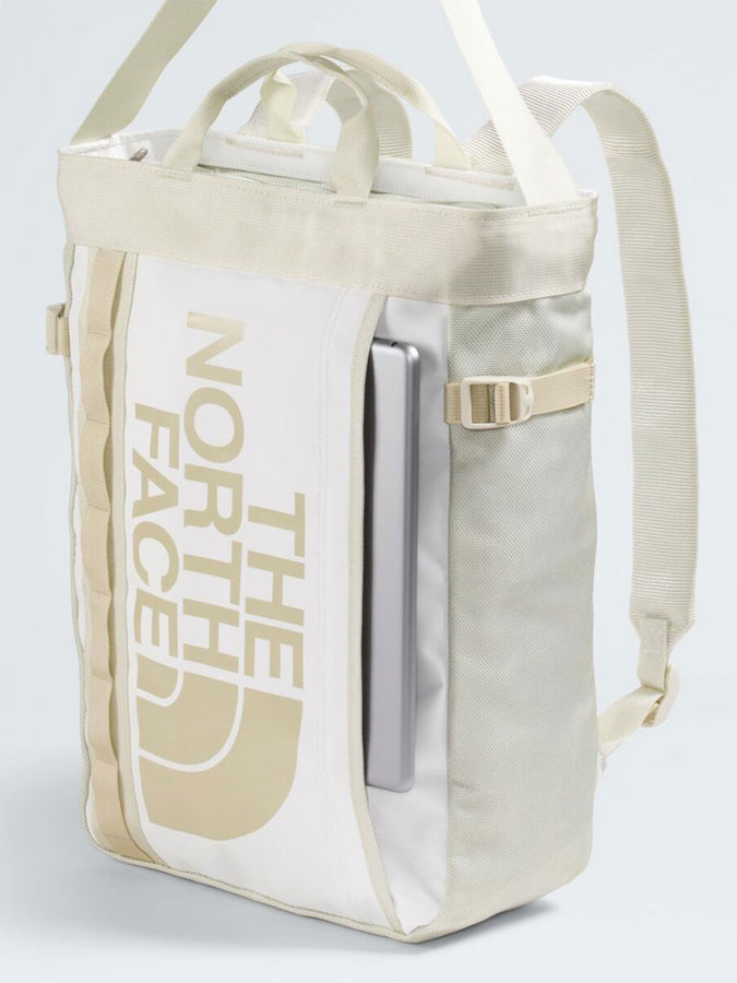 The North Face Base Camp Tote Backpack | WHT ASH/CALACTT/PALE KHK (N8V)