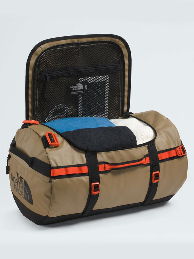 The North Face Base Camp Duffle Small Bag | CEDAR/TNF BLACK/LAVA RED (MY1)