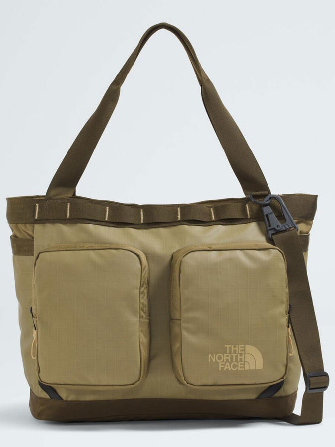 The North Face Base Camp Voyager Tote Bag Spring 2026 | CEDAR/SYCAMORE/KHAKI STN (MXO)